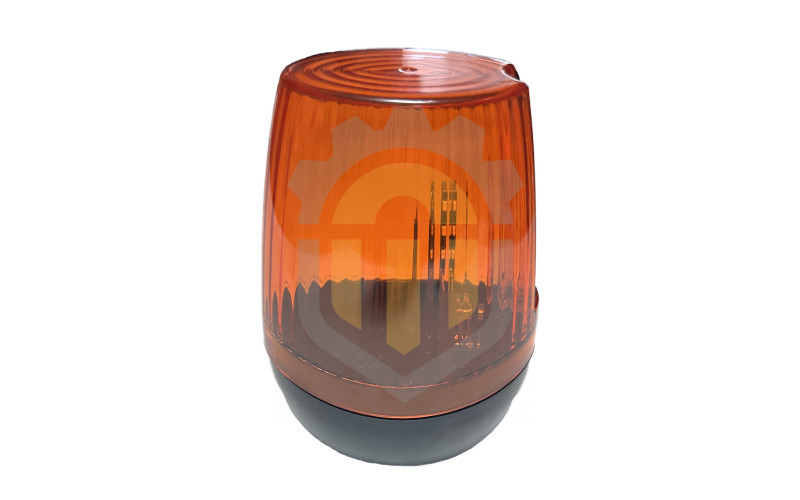 Лампа сигнальная желтая Furniteh JD-02 для ворот и шлагбаумов